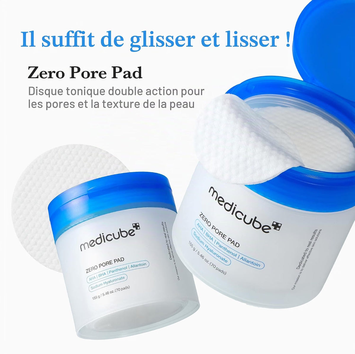 Pads exfoliant visage Zero Pore