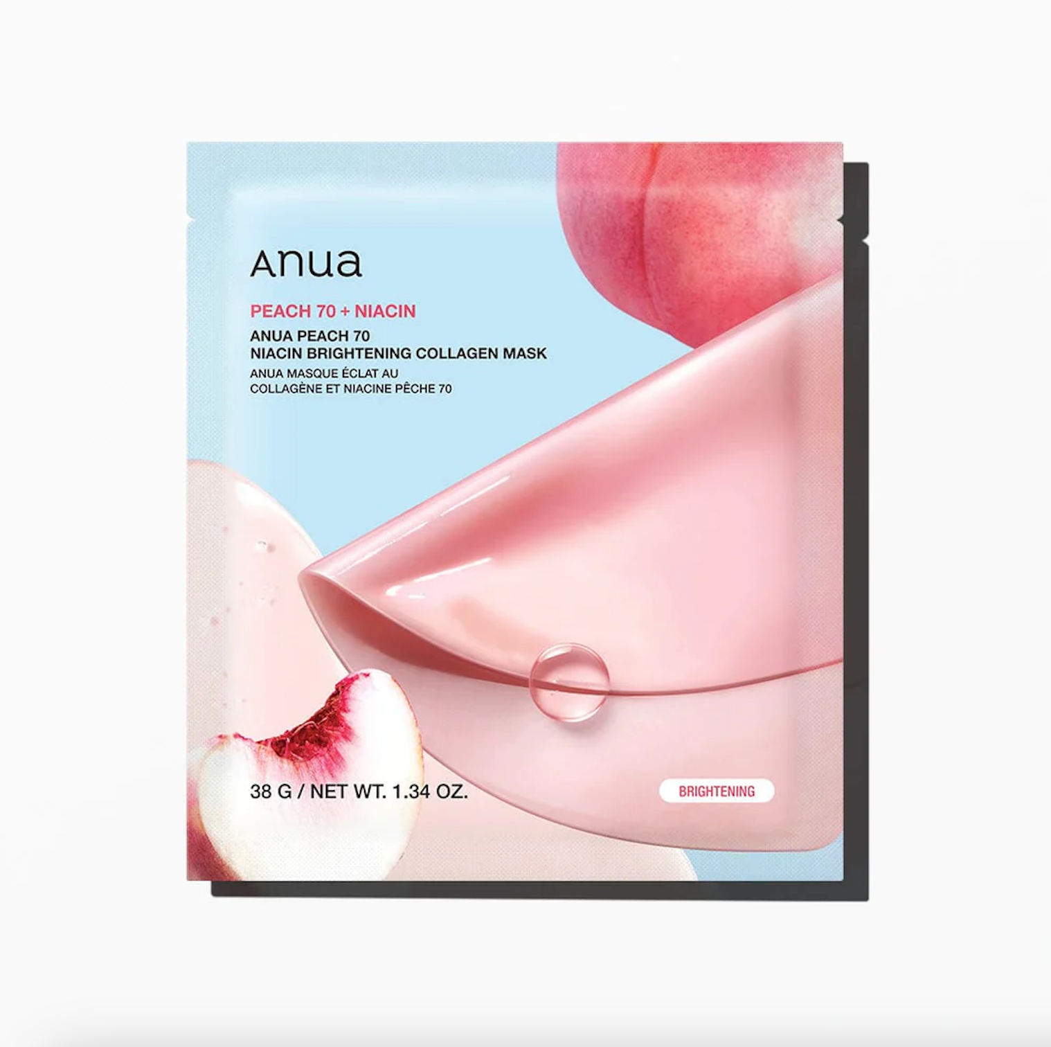 Masque Pèche 70% Niacin tissu