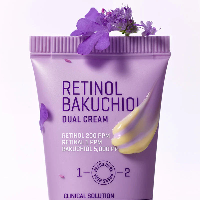 Crème au retinol et bakuchiol