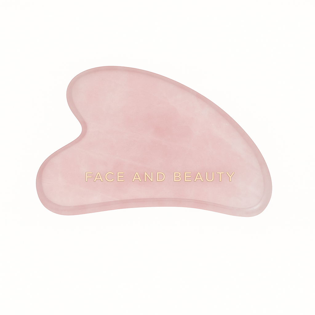 Guasha forme de Coeur - Quartz rose ou Métal