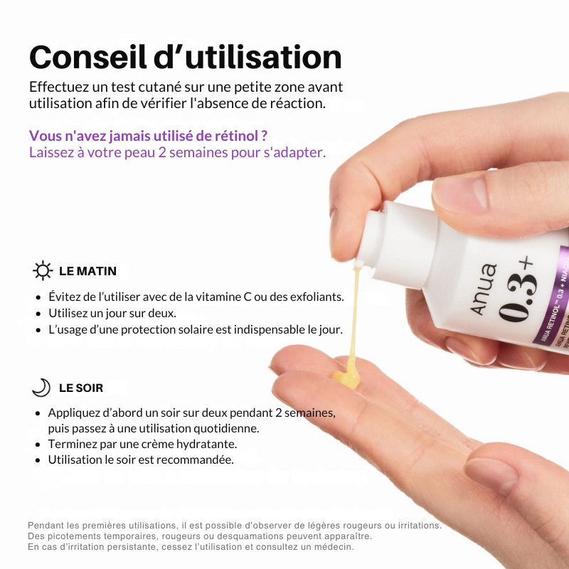 Sérum retinol 0,3% + niacin (30ml)