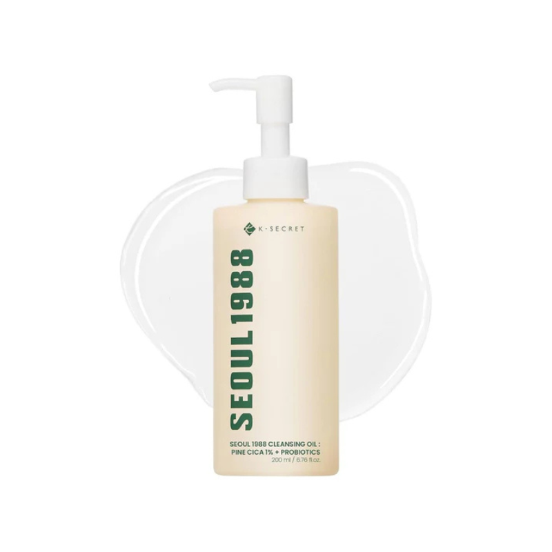 Huile démaquillante cica et probiotiques