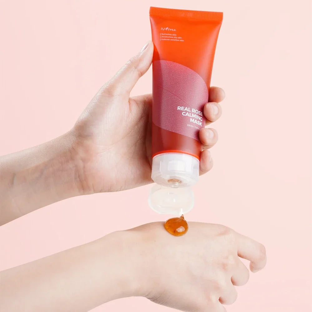 Masque apaisant aux pétales de roses