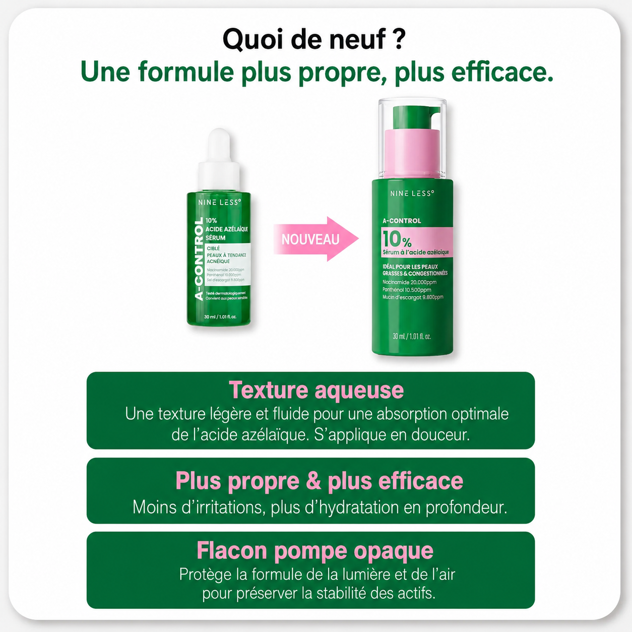 Sérum Acné-control Acide azélaïque 10 %