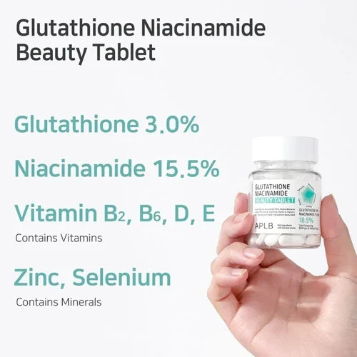 Comprimés Beauté Glutathion & Niacinamide