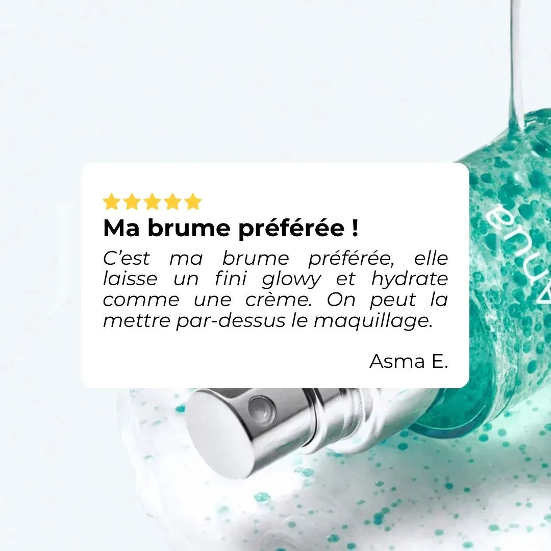 Brume hydratante PDRN capsules d'acide hyaluronique