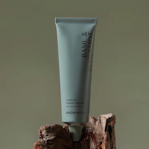 Crème pour les mains bergamote et basilic