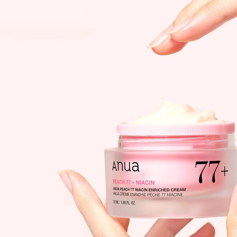 Crème hydratante à la pêche