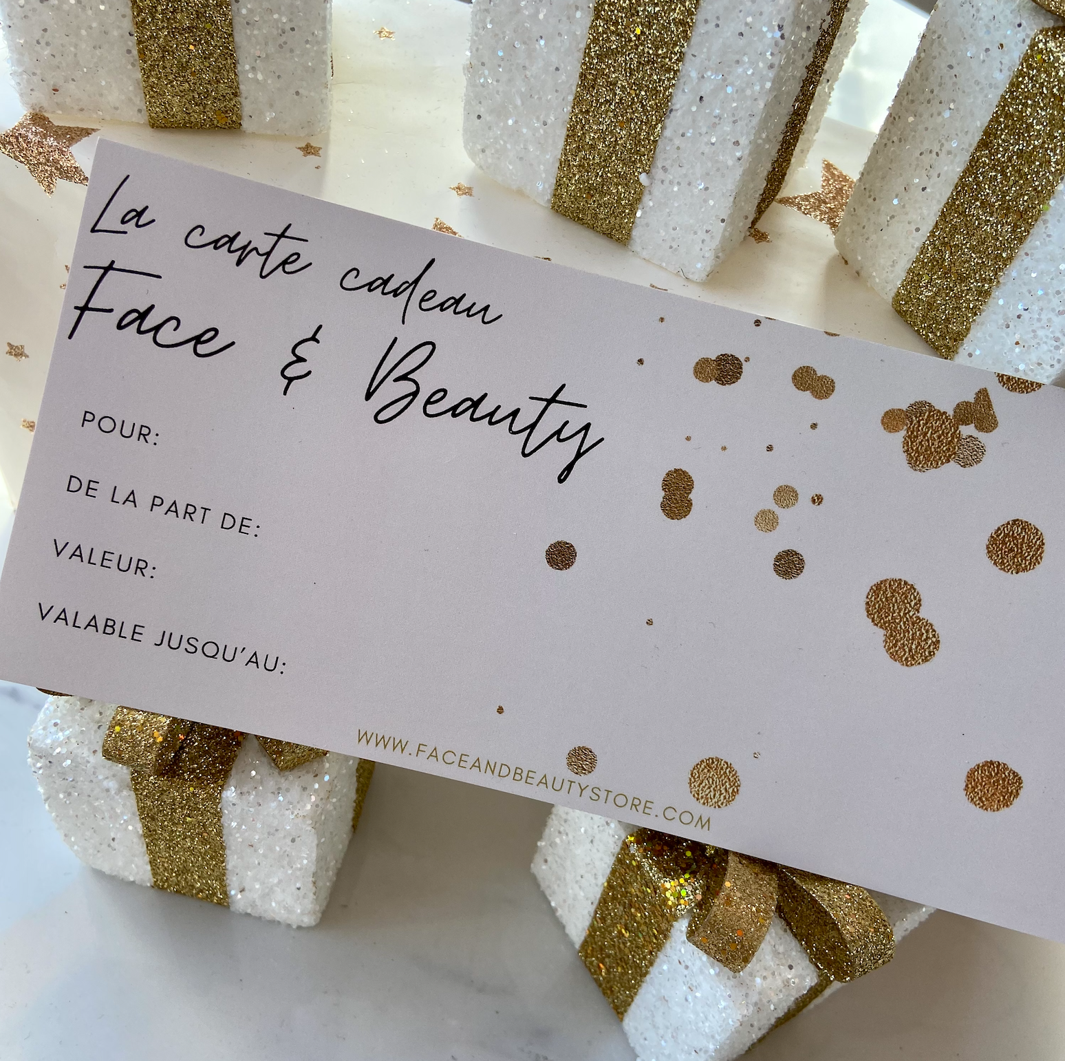 Carte Cadeau Face and Beauty - Guadeloupe