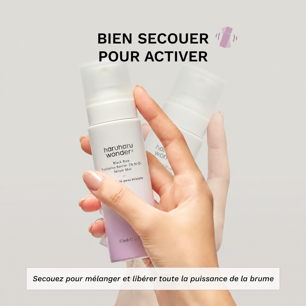Sérum-en-brume Riz Noir Probiotique NAD+ Barrière