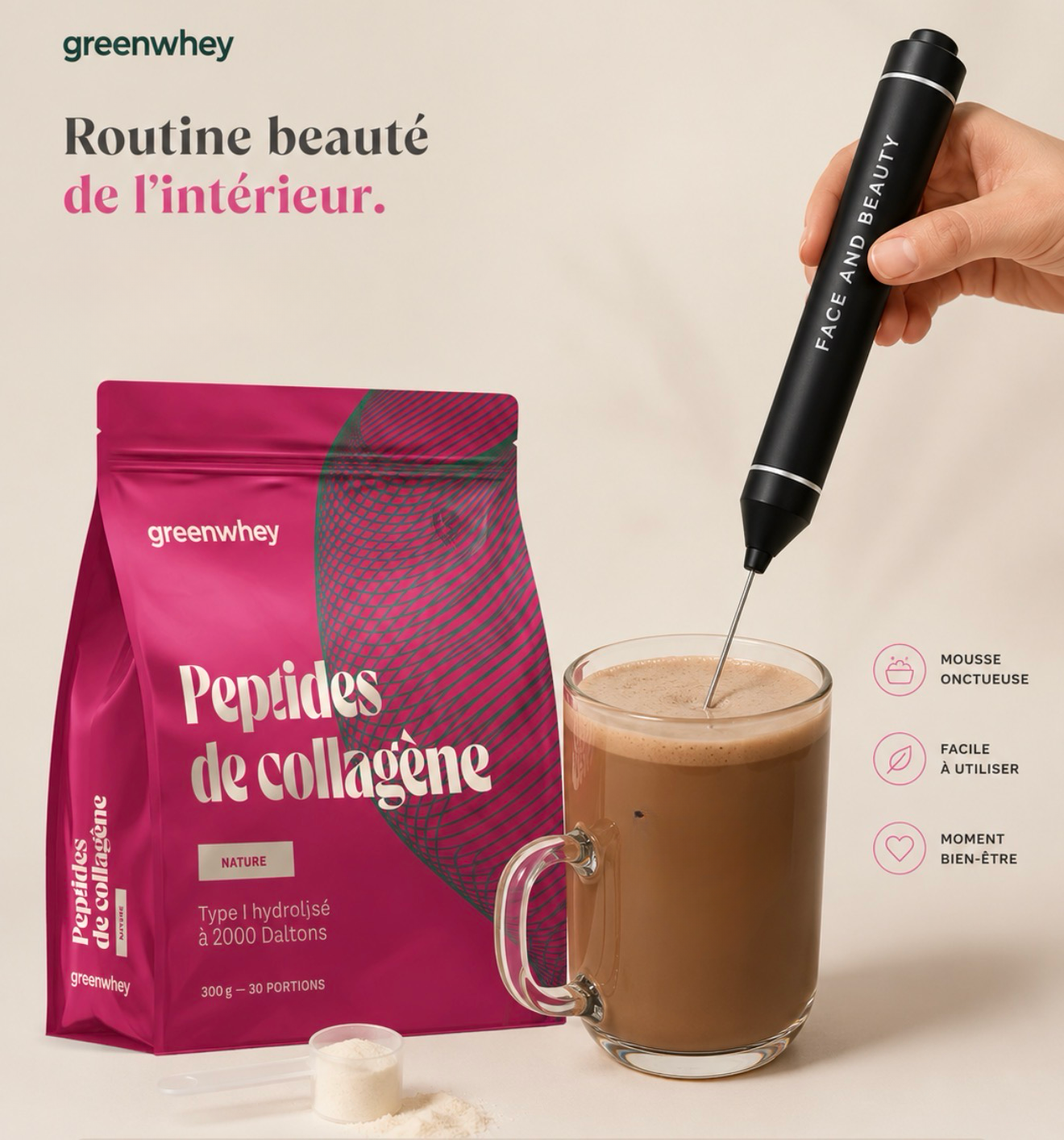 Peptides de Collagène Éclat & Fermeté