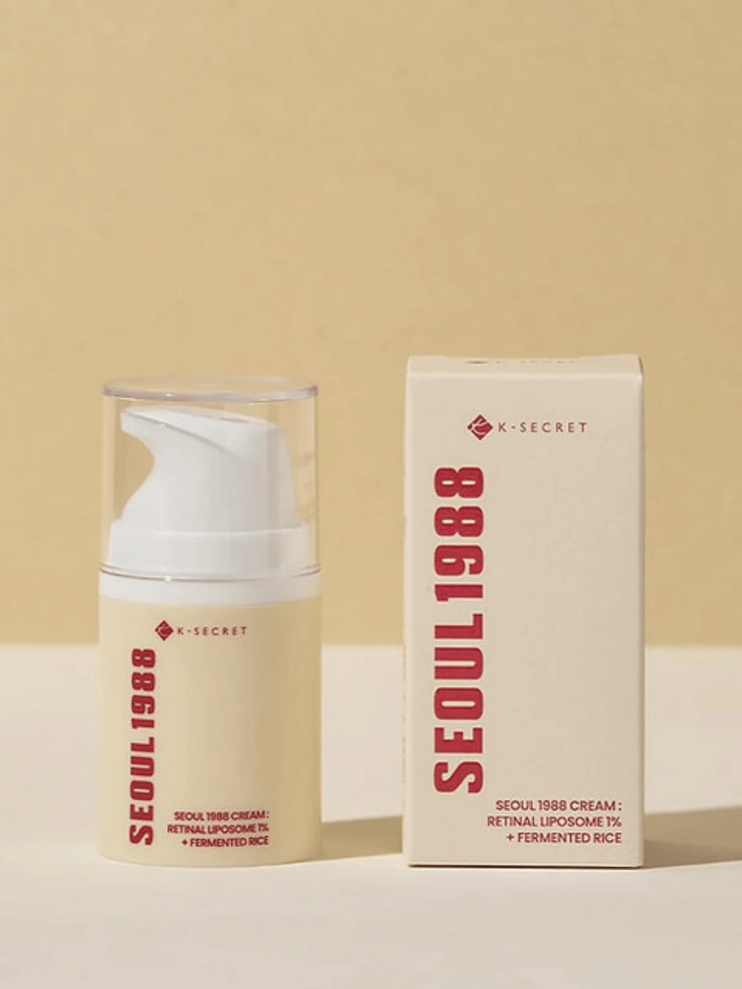 Crème anti-âge au retinal + riz fermenté