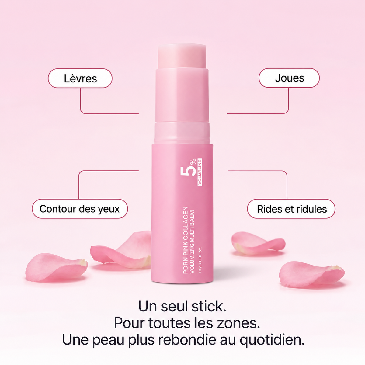 Baume stick PDRN Pink Collagen Volume