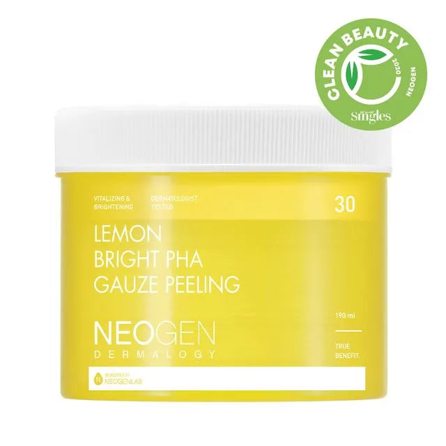 Compresses Bio-Exfoliantes au Citron (30 pads)