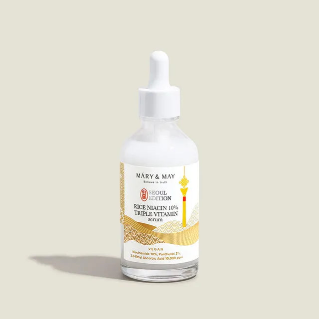 Sérum riz + Niacinamide 10% et Vitamine C (80ml)