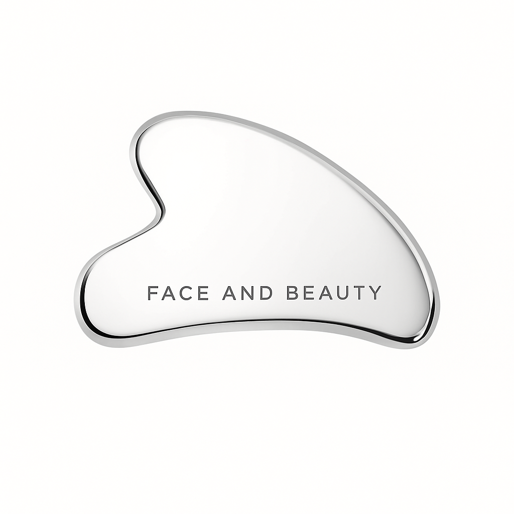 Guasha forme de Coeur - Quartz rose ou Métal