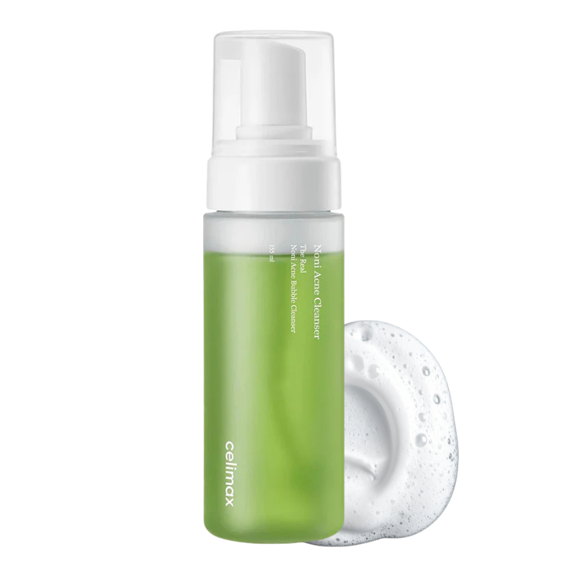 Mousse nettoyante anti-acné au Noni