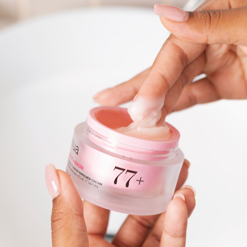 Crème hydratante 77% d'extraits de pêche