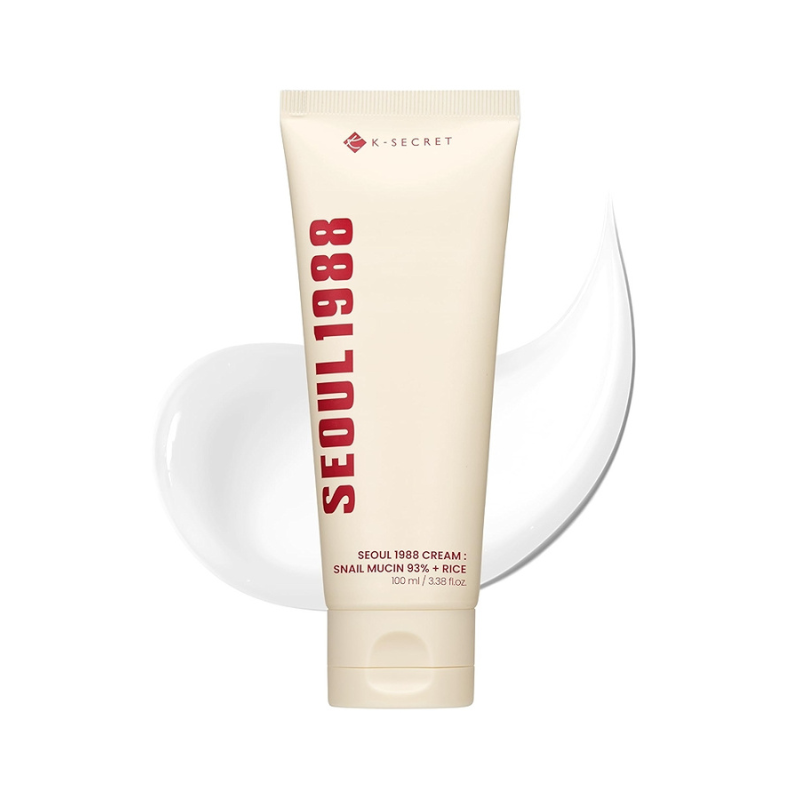 Crème à la mucine d'escargot et au riz