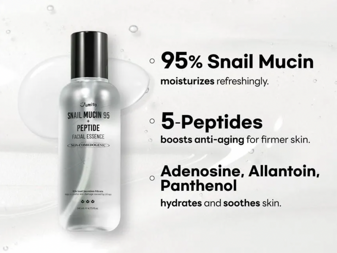 Essence à la mucine d'escargot - Snail 95% et Peptides (140ml)