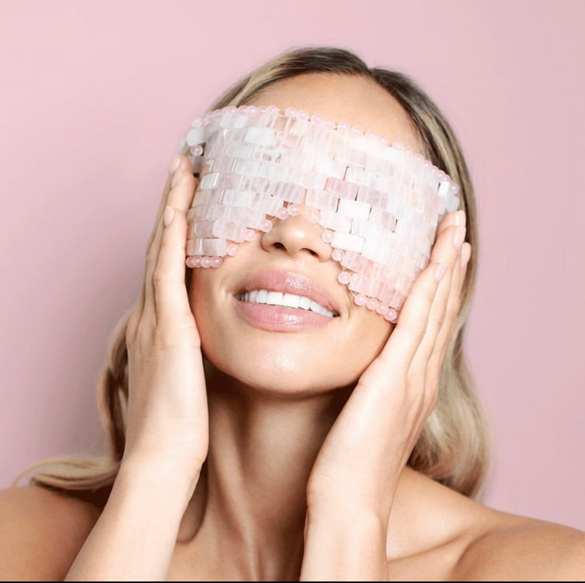 Masque quartz rose Yeux